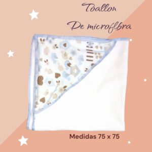 Toallón de microfibra para bebé