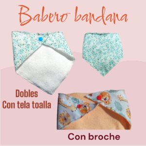 Babero tipo bandana