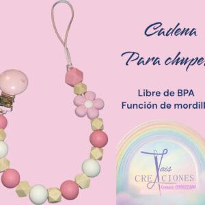 Cadena para chupete libre de BPA