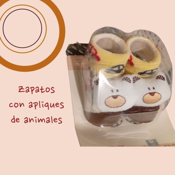 Zapatos para Bebé con Apliques de Animales