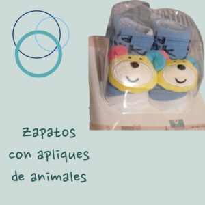 Zapatos para Bebé con Apliques de Animales (Perrito)