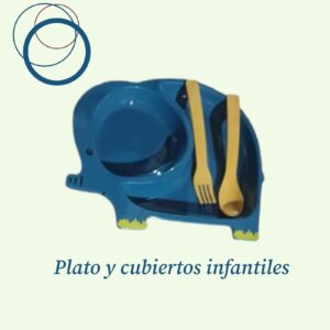 Platos elefante (Azul)