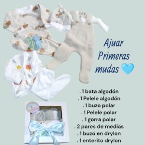 Ajuar Primeras Mudas Varón 🍼💙